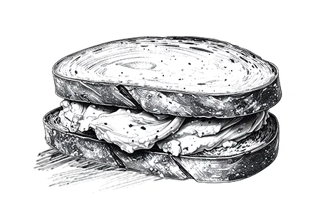 White Gold Tuna Salad on Spoon